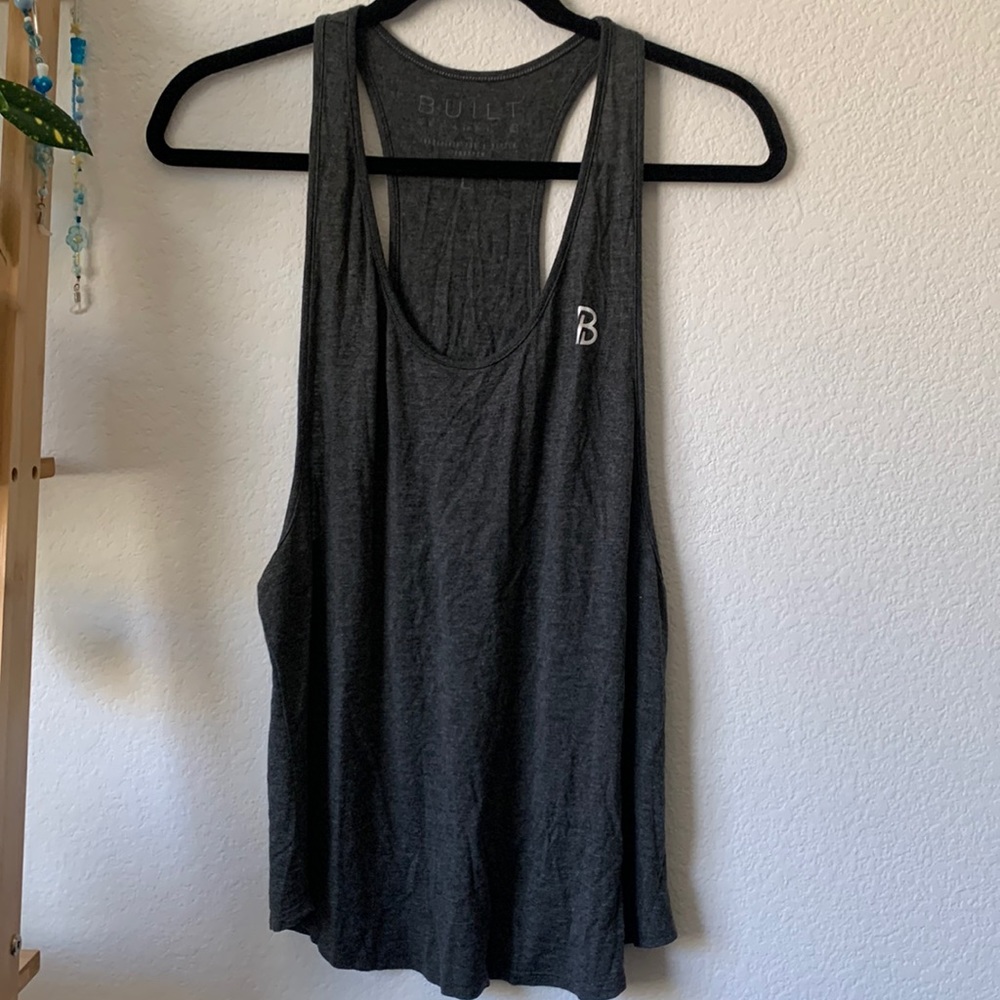 Built apparel exercise tank